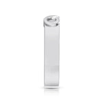 Load image into Gallery viewer, Heart Single Diamond Platinum Love Bands JL PT R-8004
