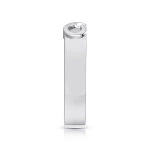 Heart Single Diamond Platinum Love Bands JL PT R-8004