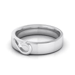 Load image into Gallery viewer, Heart Single Diamond Platinum Love Bands JL PT R-8004
