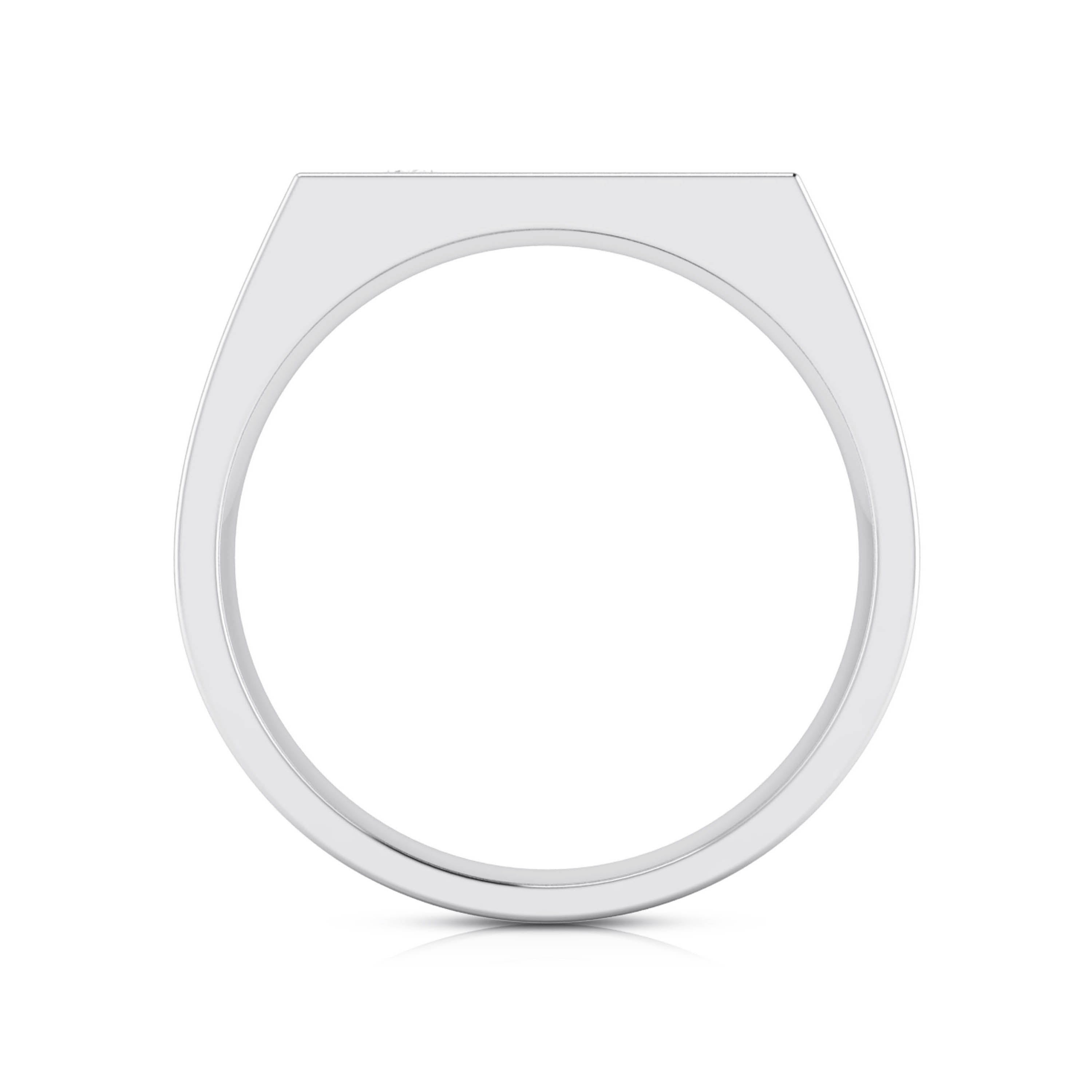 Designer Single Diamond Platinum Ring for Women JL PT R-8005