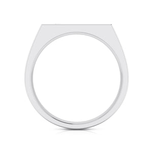 Designer Single Diamond Platinum Ring for Women JL PT R-8005