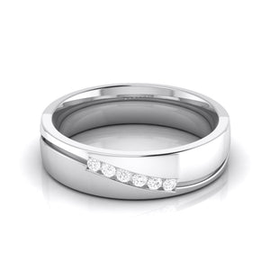 6 Diamond Platinum Ring for Women JL PT R-8009  VVS-GH Jewelove