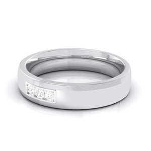 3 Diamond Platinum Ring for Women JL PT R-8011   Jewelove