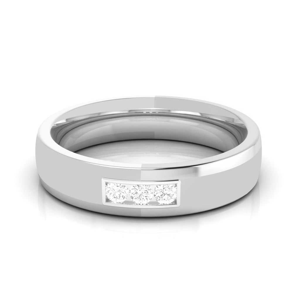 3 Diamond Platinum Ring for Women JL PT R-8011  VVS-GH Jewelove