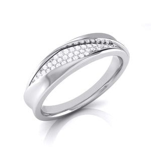 Designer Diamond Platinum Ring for Women JL PT R-8013  Men-s-Ring-only Jewelove