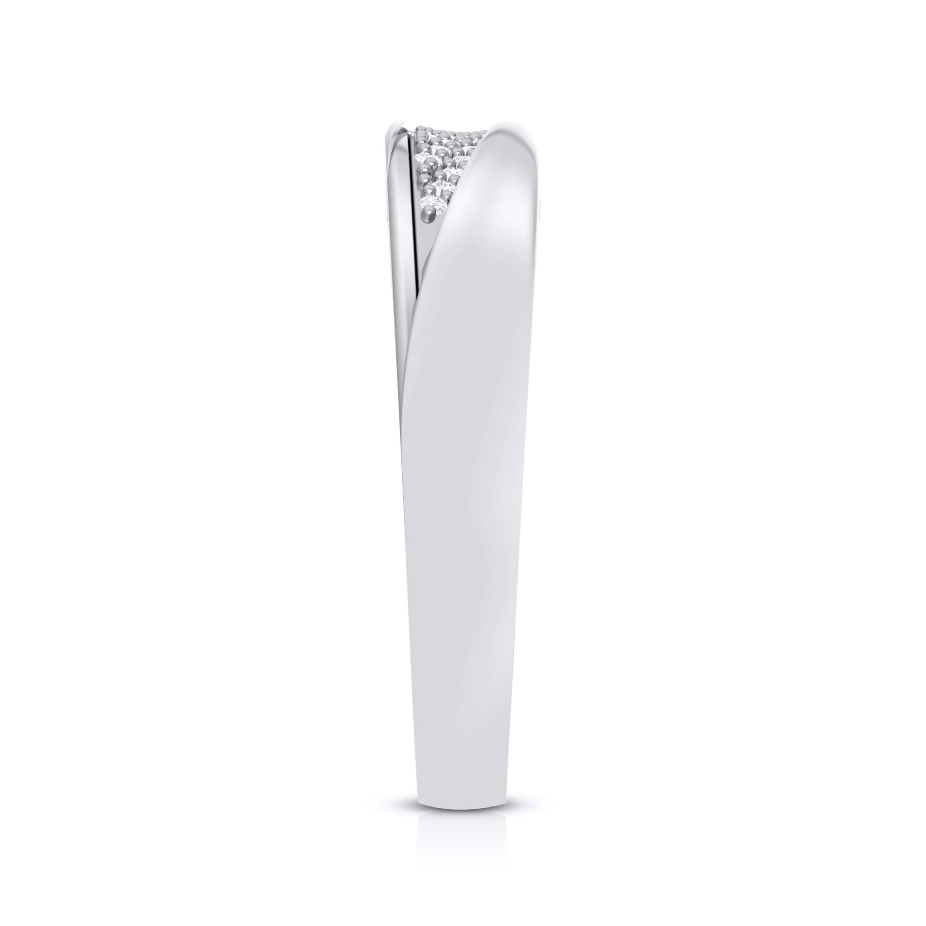 Designer Diamond Platinum Ring for Women JL PT R-8013
