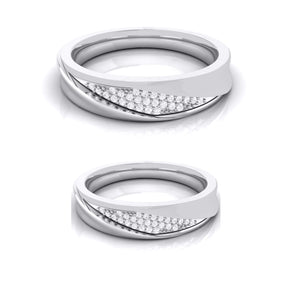 Designer Diamond Platinum Ring for Women JL PT R-8013
