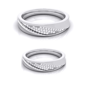 Designer Diamond Platinum Ring for Women JL PT R-8013  Both Jewelove