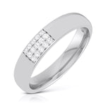 Load image into Gallery viewer, Platinum Love Bands with Diamond JL PT R-8016  Men-s-Ring-only Jewelove
