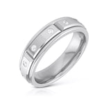 Load image into Gallery viewer, Designer Diamond Platinum Love Bands JL PT R-8021
