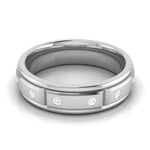 Load image into Gallery viewer, Designer Diamond Platinum Love Bands JL PT R-8021  Women-s-Band-only Jewelove
