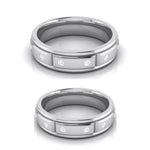 Load image into Gallery viewer, Designer Diamond Platinum Love Bands JL PT R-8021
