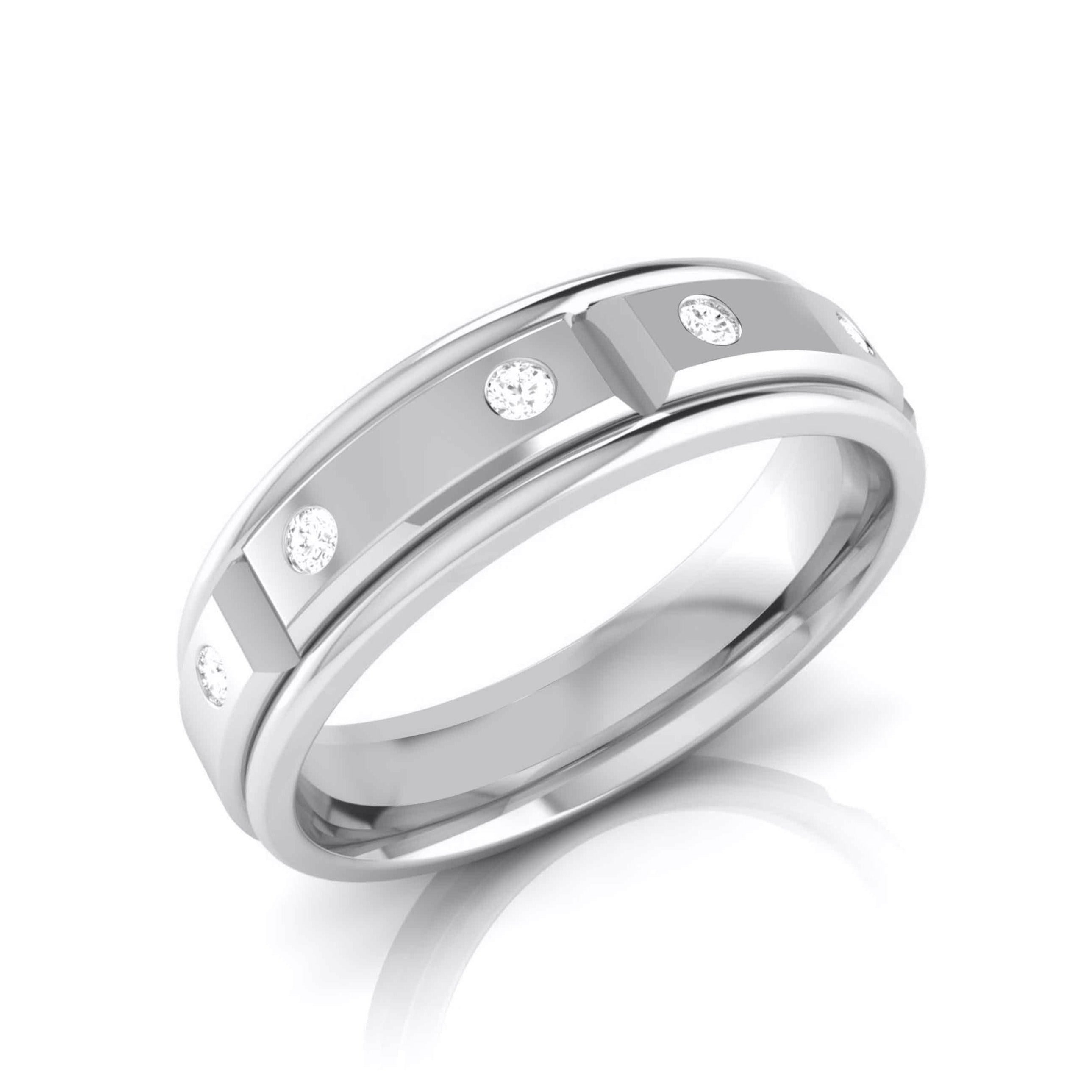 Designer Diamond Platinum Love Bands JL PT R-8021