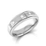 Load image into Gallery viewer, Designer Diamond Platinum Love Bands JL PT R-8021
