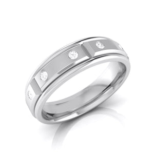 Designer Diamond Platinum Love Bands JL PT R-8021   Jewelove