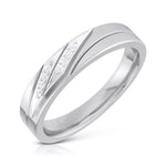 Load image into Gallery viewer, Designer Diamond Platinum Love Bands JL PT R-8026
