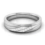 Load image into Gallery viewer, Designer Diamond Platinum Love Bands JL PT R-8026
