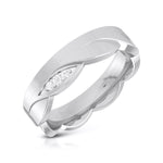 Load image into Gallery viewer, Diamond Platinum Love Bands JL PT R-8028
