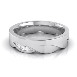 Diamond Platinum Love Bands JL PT R-8028