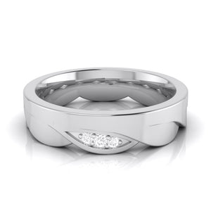 Diamond Platinum Love Bands JL PT R-8028