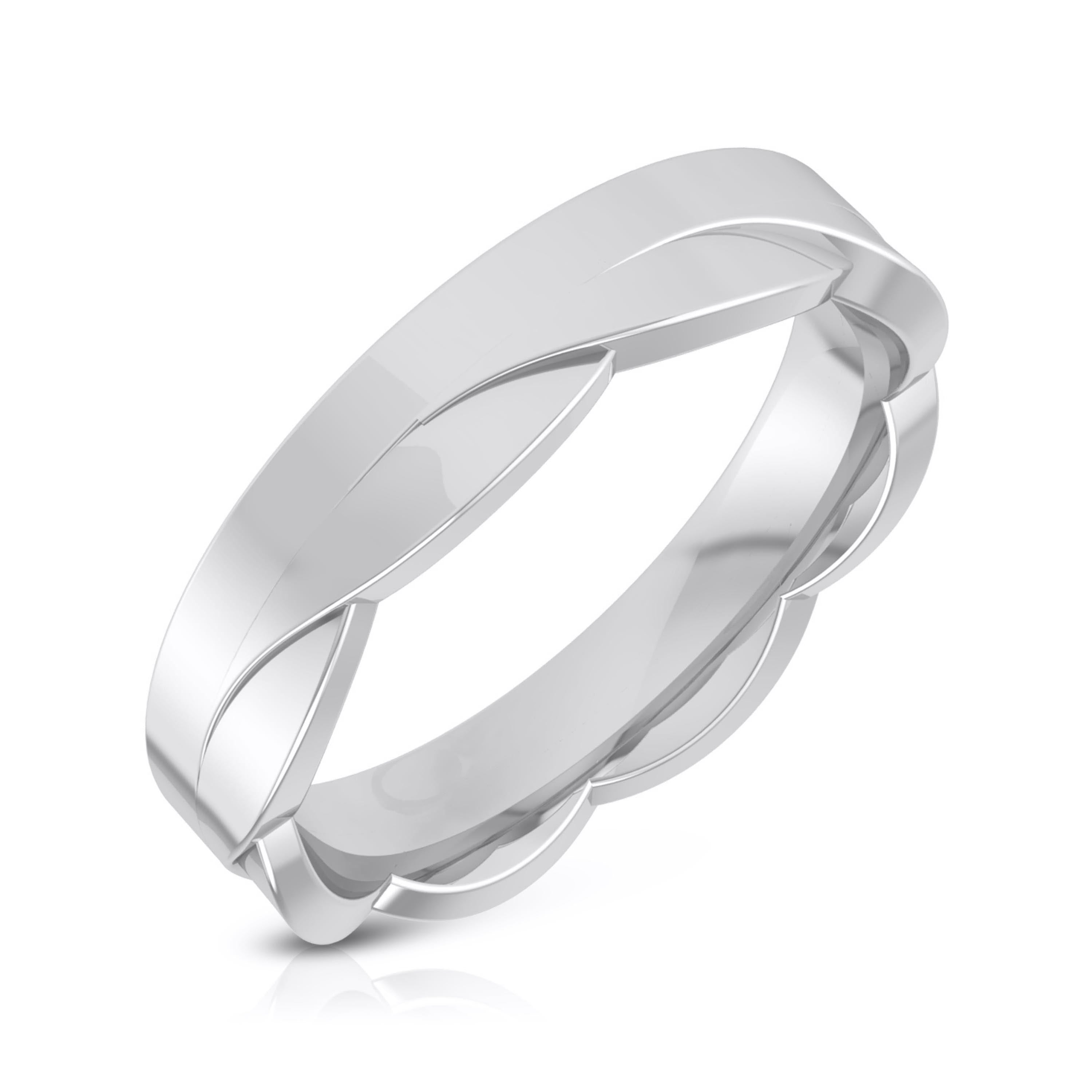 Diamond Platinum Love Bands JL PT R-8028  Men-s-Ring-only Jewelove