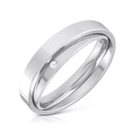 Load image into Gallery viewer, Designer  Diamond Platinum Love Bands JL PT R-8032
