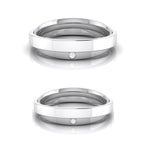 Load image into Gallery viewer, Designer  Diamond Platinum Love Bands JL PT R-8032
