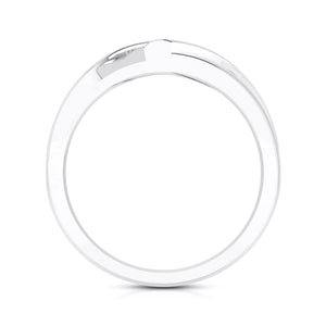 Designer 3 Diamond Platinum Ring for Women JL PT R-8036   Jewelove