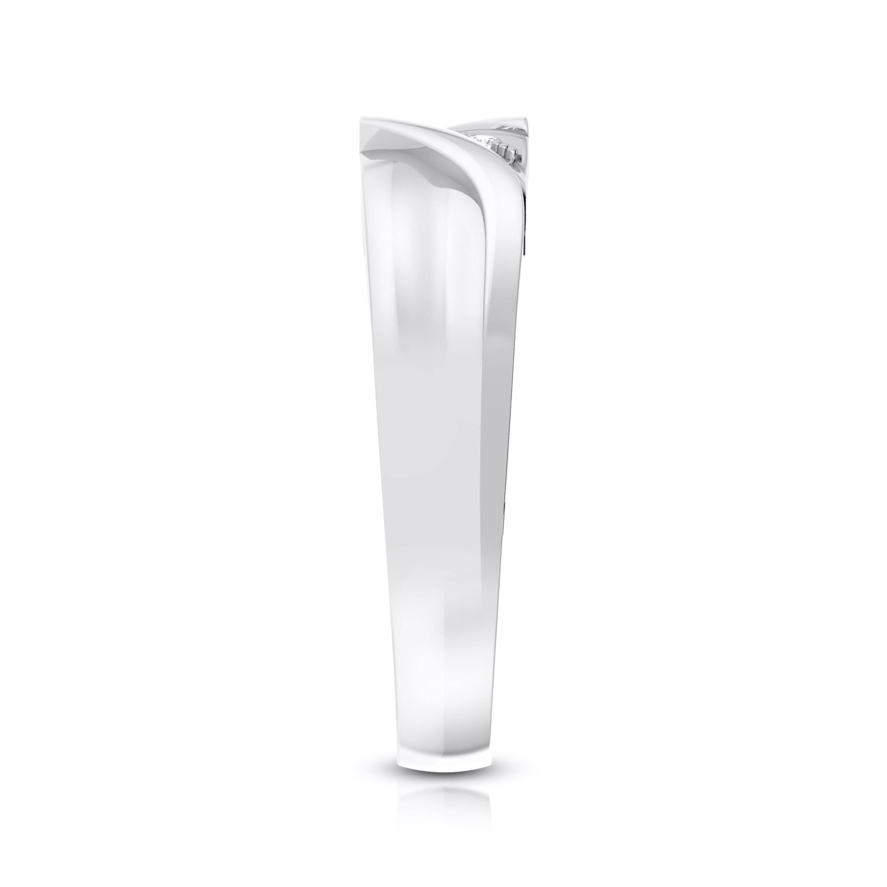 Designer 3 Diamond Platinum Ring for Women JL PT R-8036   Jewelove