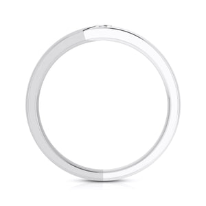 Single Diamond Platinum Ring for Women JL PT R-8038   Jewelove