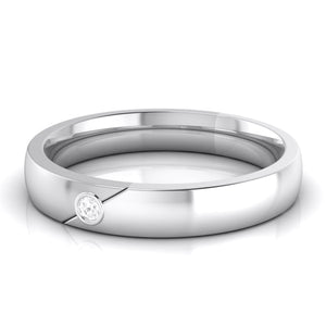 Single Diamond Platinum Ring for Women JL PT R-8038   Jewelove