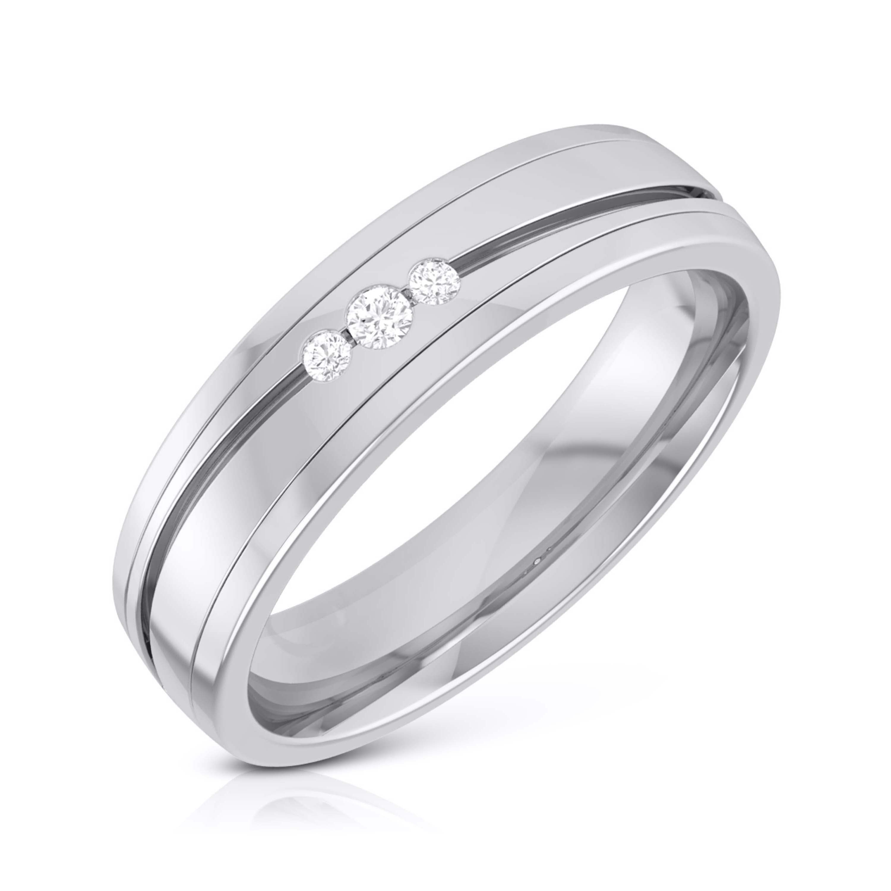 Diamond Platinum Love Bands JL PT R-8042