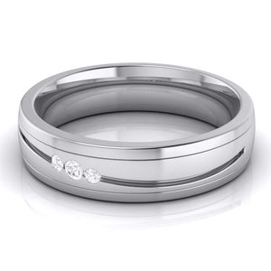 Diamond Platinum Love Bands JL PT R-8042