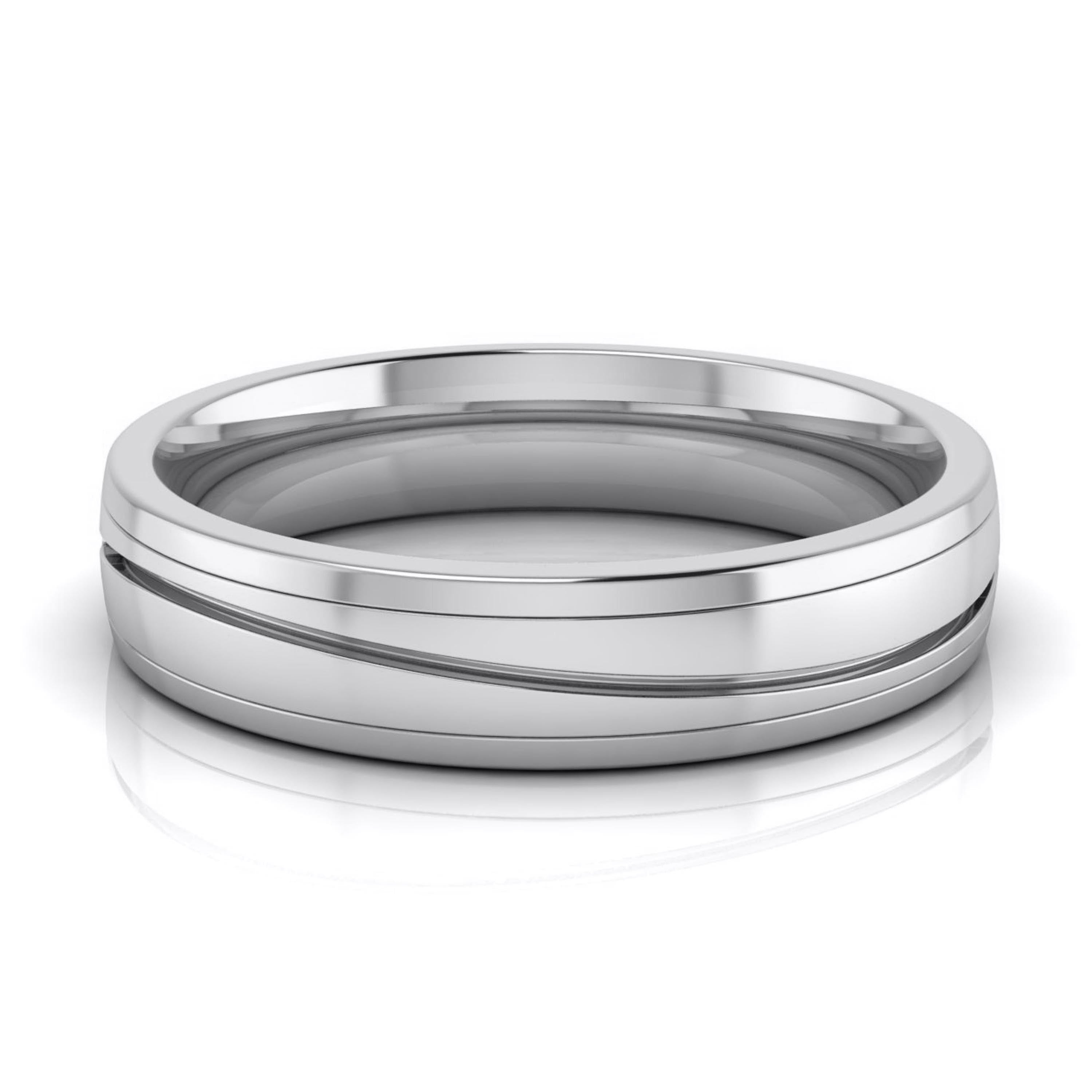 Diamond Platinum Love Bands JL PT R-8042