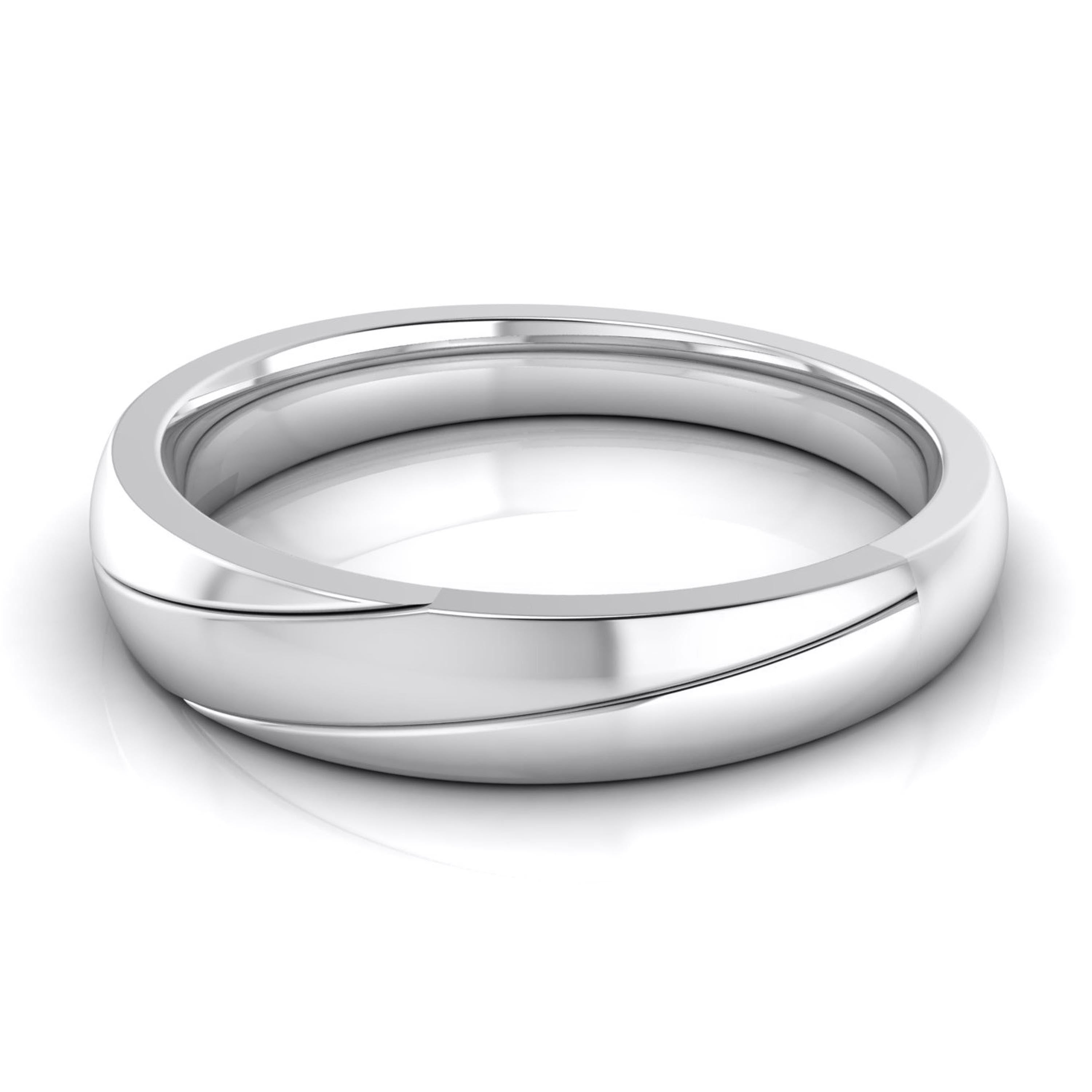 Designer Platinum Love Bands JL PT R-8045   Jewelove