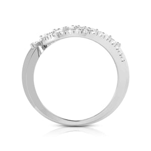 Platinum Pear Marquise Ring with Diamonds for Women JL PT DM 0034   Jewelove