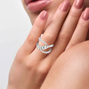 Platinum Pear Marquise Ring with Diamonds for Women JL PT DM 0038   Jewelove