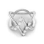 Load image into Gallery viewer, Platinum Pear Marquise Ring with Diamonds for Women JL PT DM 0041  VS-GH Jewelove

