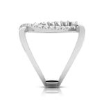 Load image into Gallery viewer, Platinum Pear Marquise Ring with Diamonds for Women JL PT DM 0046   Jewelove
