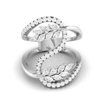 Load image into Gallery viewer, Platinum Pear Marquise Ring with Diamonds for Women JL PT DM 0048   Jewelove
