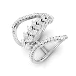 Load image into Gallery viewer, Platinum Pear Marquise Ring with Diamonds for Women JL PT DM 0052  VS-GH Jewelove
