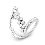 Load image into Gallery viewer, Platinum Pear Marquise Ring with Diamonds for Women JL PT DM 0055  VS-GH Jewelove
