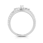 Load image into Gallery viewer, Platinum Pear Marquise Ring with Diamonds for Women JL PT DM 0056
