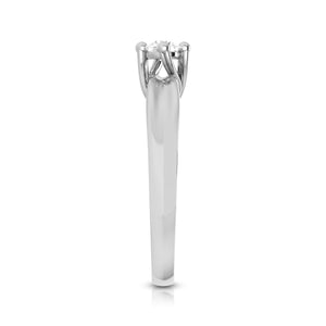 Platinum Diamond 15-Pointer Engagement Ring for Women JL PT R-41   Jewelove.US