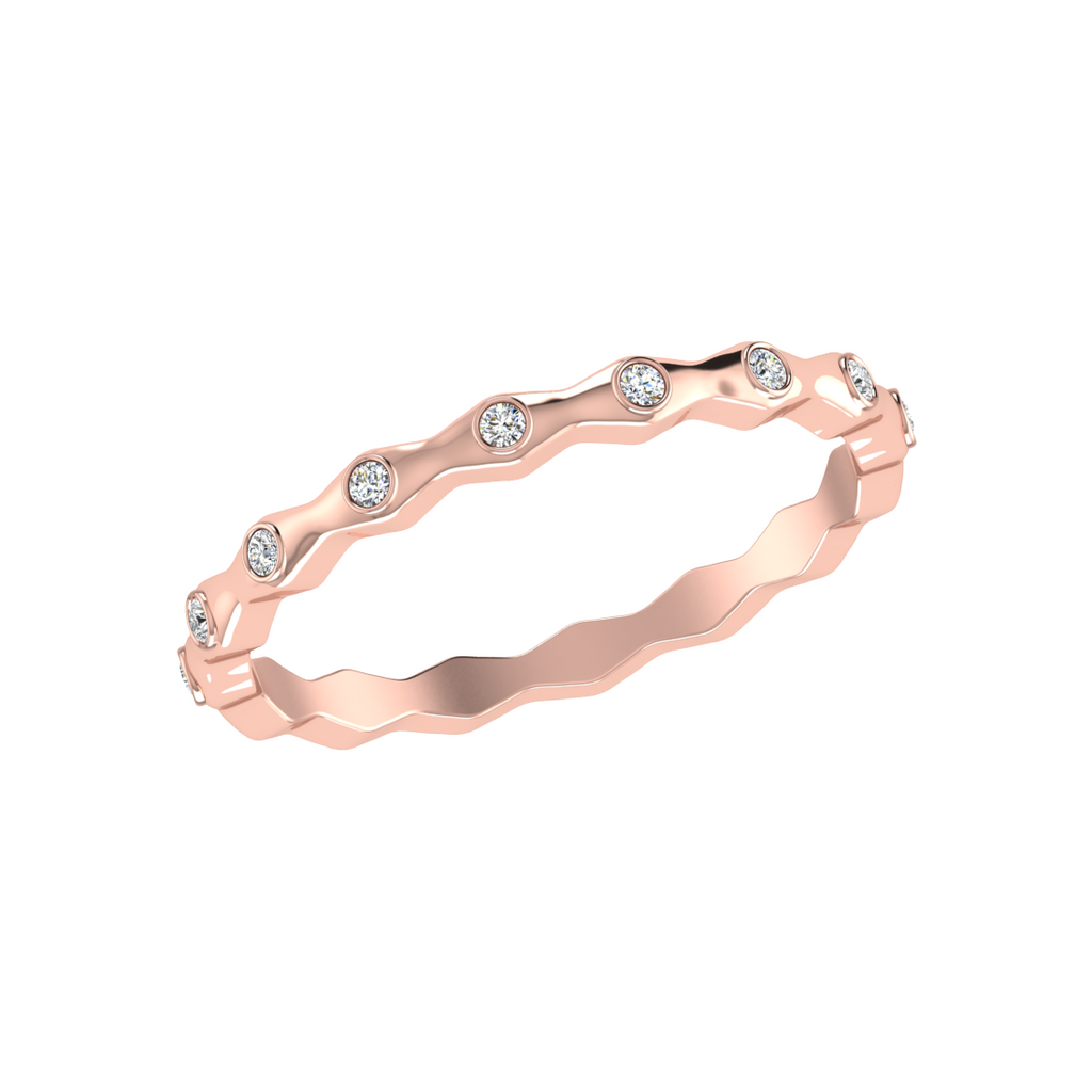 Eternity Rose Gold Diamond Wedding Ring JL AU RD RN 11223R   Jewelove.US