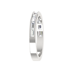 Load image into Gallery viewer, Designer Baguette Diamond Half Eternity Platinum Wedding Ring JL PT RD RN 6852   Jewelove.US
