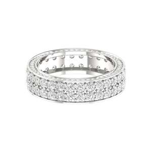 Designer Platinum Diamond Wedding Ring for Women JL PT RD RN 9277   Jewelove.US