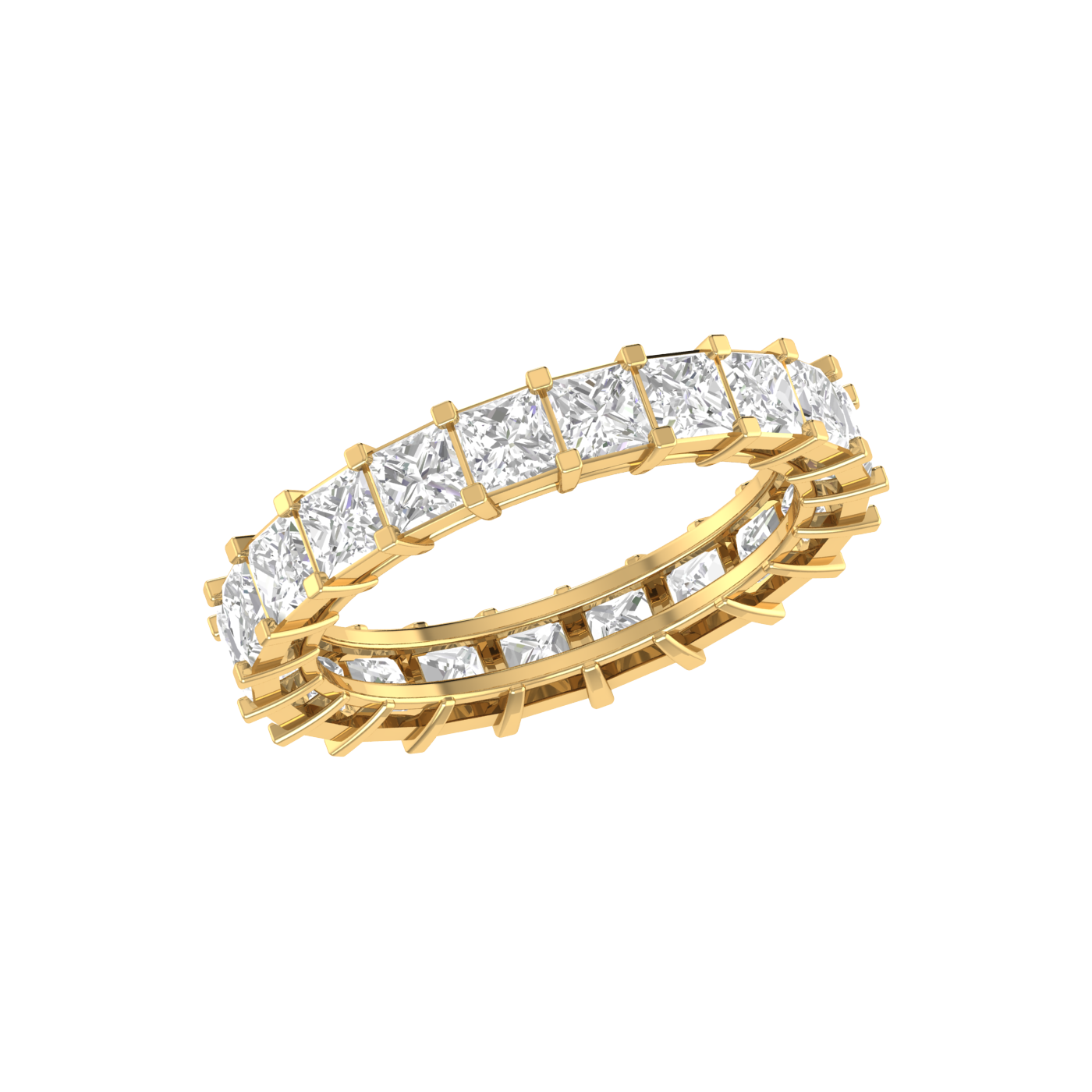 25 Pointer Yellow Gold Princess Cut Diamond Engagement Ring JL AU RD RN 9278Y   Jewelove.US