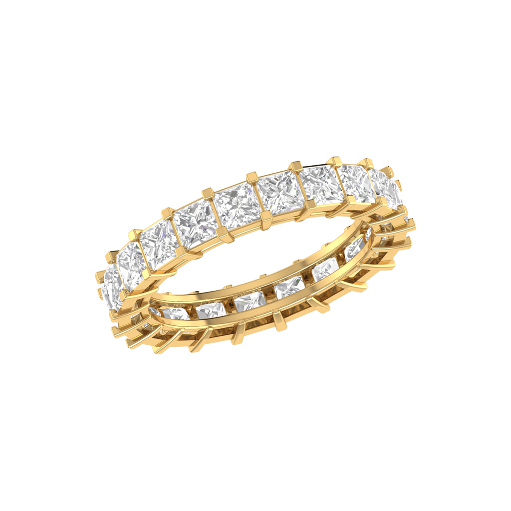 15 Pointer Yellow Gold Princess Cut Diamond Engagement Ring JL AU RD RN 9278Y-A   Jewelove.US