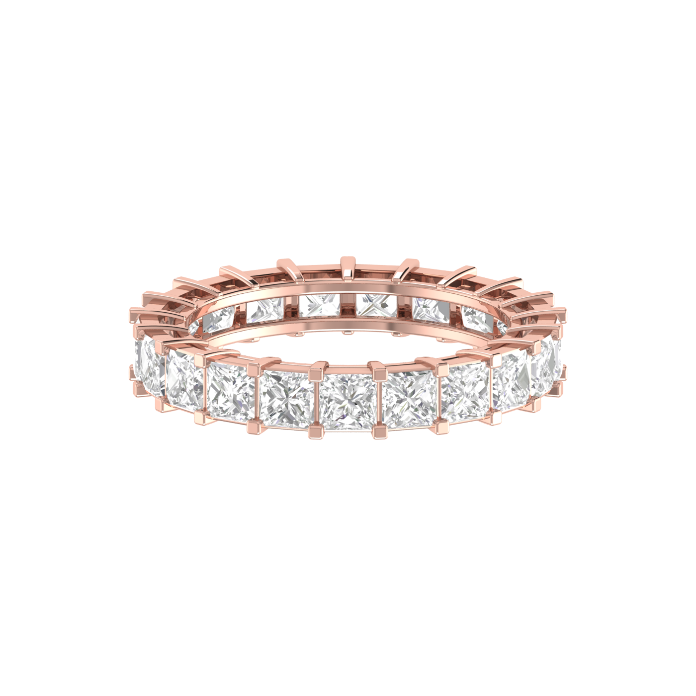 25 Pointer Rose Gold Princess Cut Diamond Engagement Ring JL AU RD RN 9278R   Jewelove.US